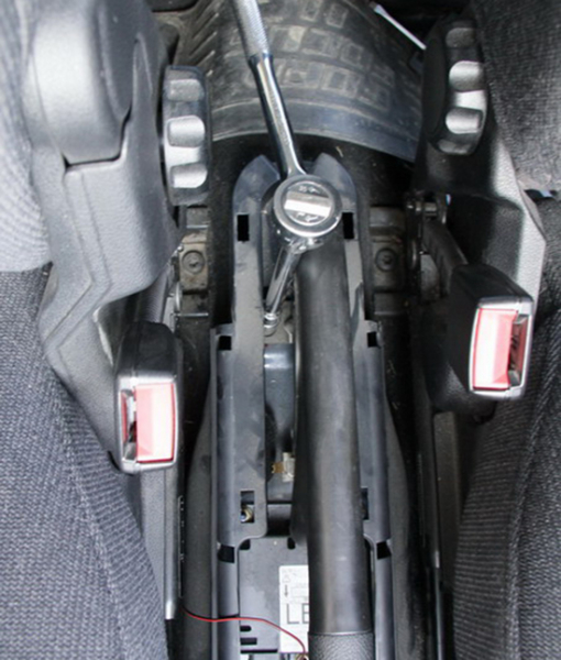 Подробный фотоотчет о том, как заменить ручной тормоз в сборе на Ford Fusion