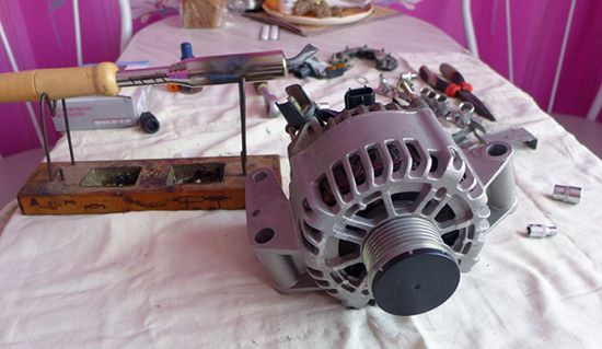 Ремонт генератора Visteon в Ford Mondeo III своими руками - пошаговый фотоотчет