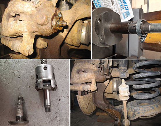 Пошаговый отчет о том, как отремонтировать задний тормозной суппорт на Ford Kuga 1