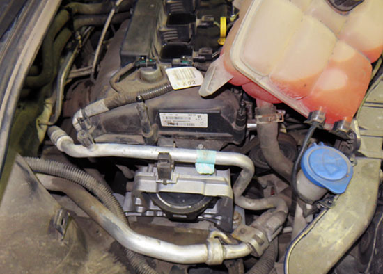 Лечение вибрации - замена опоры гидромотора в Ford Focus