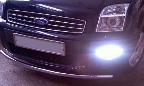 Дневные ходовые огни на Ford Fusion. Фотоотчет об установке дневных ходовых огней на Ford Fusion 1.6